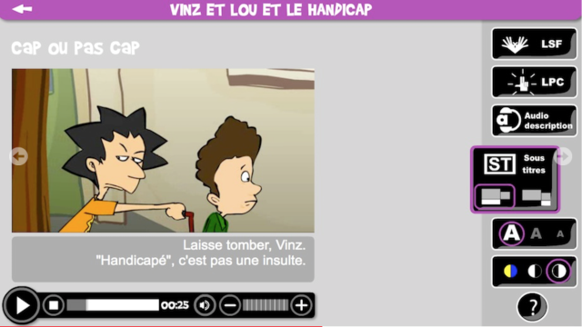 Image VINZ ET LOU ET LE HANDICAP