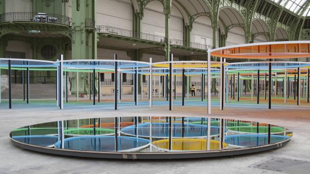 Image DANIEL BUREN AU GRAND PALAIS