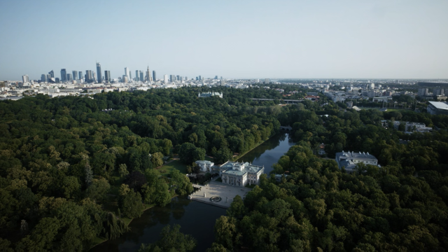 Le Palais sur l'eau et Varsovie